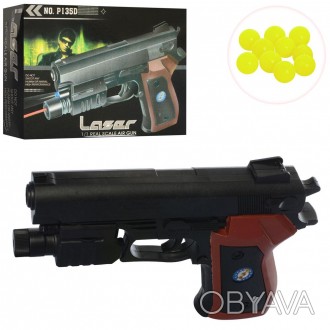 Детский игрушечный пистолетик 16 см
Стреляет пульками-входят в комплект
С лазерн. . фото 1