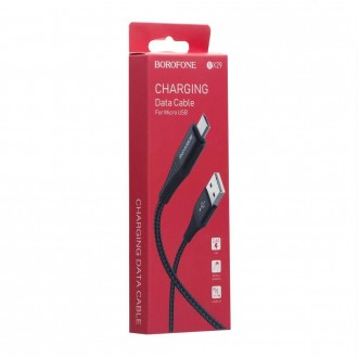 Кабель USB Borofone BX29 Micro (Чорний). Київ. фото 1 Кабель USB Borofone BX29 Micro (Чорний). Київ. фото 1