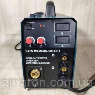 Полуавтомат сварочный Spektr SAIW MIG/MMA-380 IGBT Инверторный 3 в 1 2 Дисплея
С. . фото 3