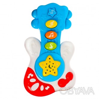 Какой же маленький музыкант без собственной гитары?
Музыкальная игрушка-проектор. . фото 1