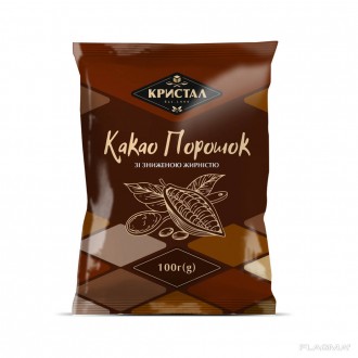 Какао "Кристал" 100г зі зниж. Жирністю 6-8%. Дніпро. фото 1 Какао "Кристал" 100г зі зниж. Жирністю 6-8%. Дніпро. фото 1