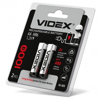 Аккумулятор Videx HR6/AA 1000mAh цена за 1шт
Никель-металл-гидридные (Ni-MH) акк. . фото 3