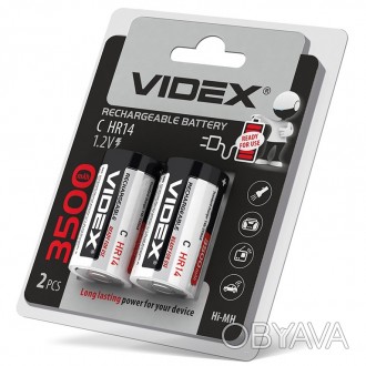 Аккумулятор Videx HR14/C 3500mAh цена за 1шт
Никель-металл-гидридные (Ni-MH) акк. . фото 1