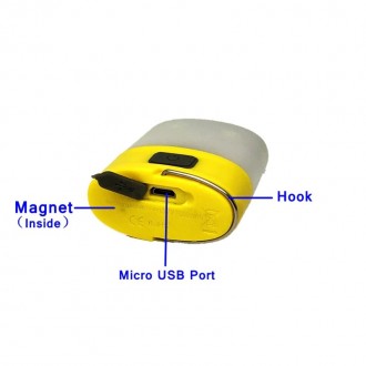 Маленький светодиодный светильник для палатки и кемпинга
Высококачественный USB . . фото 5