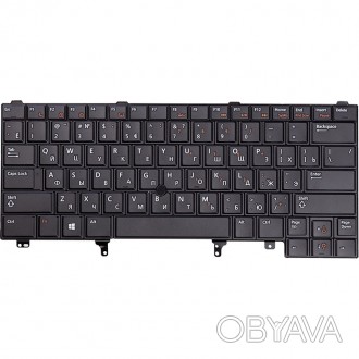 Клавіатура для ноутбука DELL Latitude E6220, E6420 чорний, TrackPoint
Особливост. . фото 1