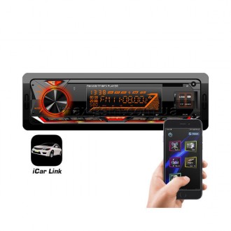 Бездисковая MP3 магнитола с FM тюнером, Фиксированная передняя панель, 2 слота U. . фото 2