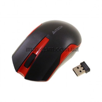 Мышь беспроводная A4Tech G3-200N black/red. Запоріжжя. фото 1 Мышь беспроводная A4Tech G3-200N black/red. Запоріжжя. фото 1