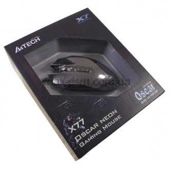 Игровая мышь A4Tech X77 USB - это отличное решения для геймеров как начинающего . . фото 4