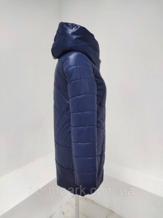 Стильна та зручна жіноча довга куртка від українського виробника Dives із колекц. . фото 3