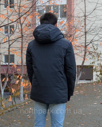  
Дуже тепла і легка зимова чоловіча куртка-парка, зі зйомним капюшоном, від укр. . фото 6
