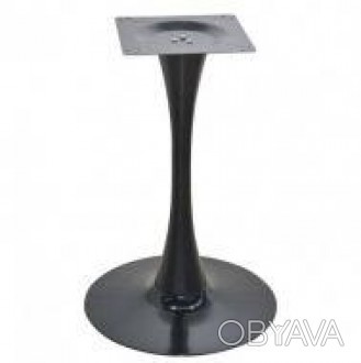 Опора металева для столу, фарбована, колір чорний, можна використовувати всереди. . фото 1