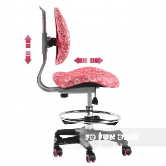 
Детское ортопедическое кресло FunDesk SST6 Pink!
 
Детское ортопедическое кресл. . фото 9