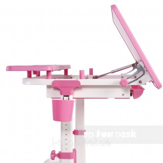Комплект растишка для девочки парта FunDesk Lavoro L Pink + детский стул FunDesk. . фото 4