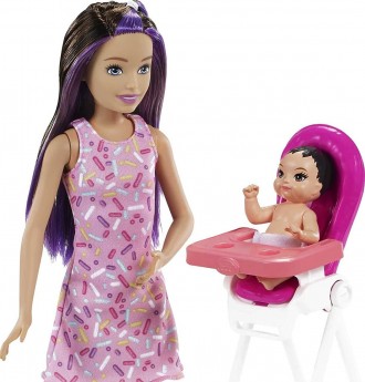Лялька Барбі годування Скипер Няня з малюком Barbie Skipper Babysitters
 
Ігрови. . фото 6