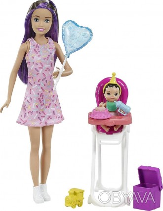 Лялька Барбі годування Скипер Няня з малюком Barbie Skipper Babysitters
 
Ігрови. . фото 1