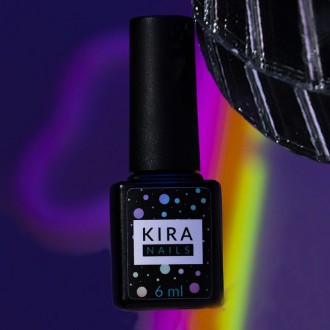 Kira Nails No Wipe Fluo Top – топ без липкого слоя с флуоресцентным, рекомендует. . фото 3