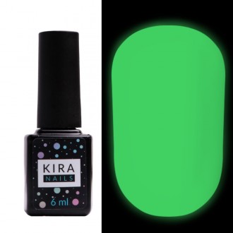 Kira Nails No Wipe Fluo Top – топ без липкого слоя с флуоресцентным, рекомендует. . фото 4