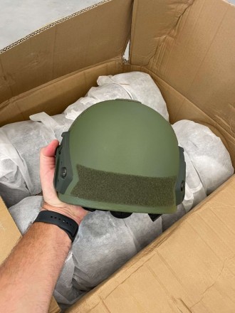 
 Стандарт США NIJ IIIA Military FAST Баллистический шлем Пуленепробиваемый шлем. . фото 3