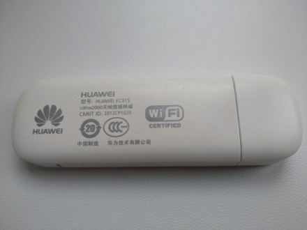 Продам 3G CDMA/EVDO USB-модем с Wi-Fi Huawei EC315 в отличном состоянии с адапте. . фото 3