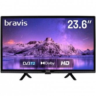 Новий-запакований - телевізор BRAVIS LED-24G5000 + T2.

Діагональ 24" (60. . фото 10
