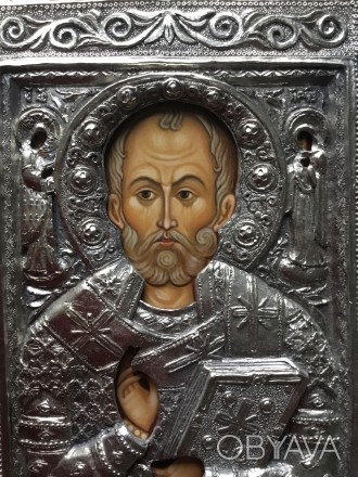 Икона в окладе Николай Чудотворец