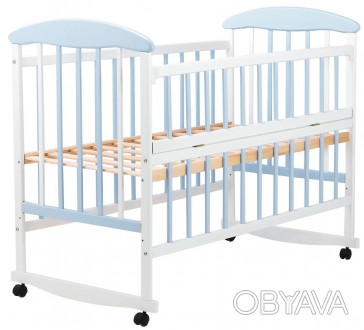 Кровать Наталка с откидной боковиной, качественная кроватка для детей от рождени. . фото 1