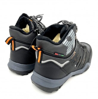 
Зимние трейловые водонипроницаемые ботинки для мальчиков.
Сверху крепкий обувно. . фото 7