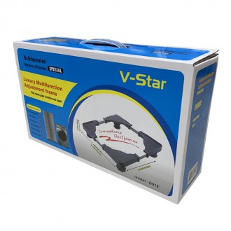 Универсальная подставка V-STAR для холодильника с 4-мя прочными ножками. Многоф. . фото 6