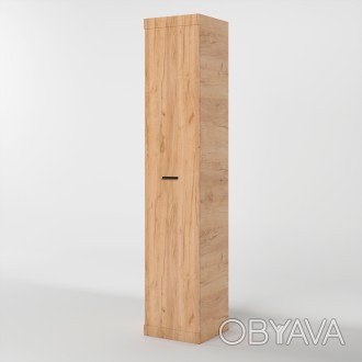 Закрытый шкаф-пенал из коллекции Соната – простая лаконичная мебель для ежедневн. . фото 1