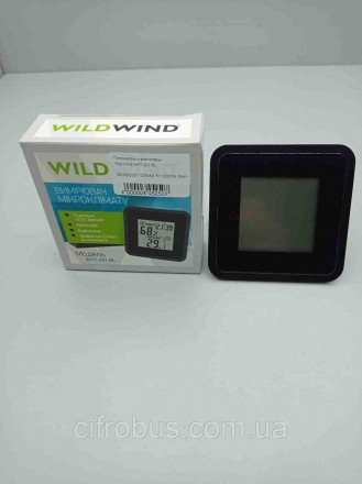 Термогігрометр Wild Wind WHT-201 BL
Виготовлений із високоякісного пластику. Жив. . фото 4