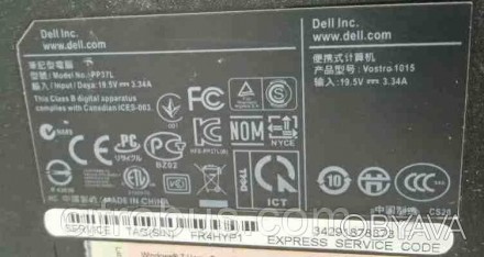 Dell Vostro PP37L (15.6"/Celeron 925 2,30 GHz/RAM2GB/HDD250GB/Intel GM945)
Внима. . фото 1