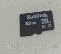 Картка пам'яті формату MicroSD 32Gb — компактний електронний запам'ятний пристрі. . фото 2