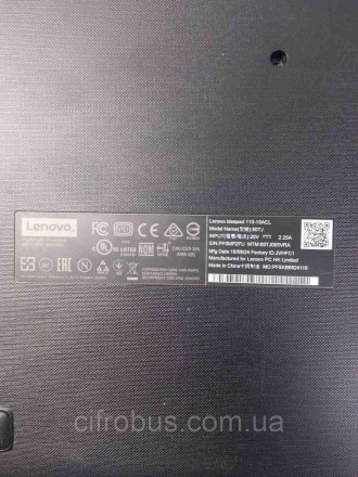 Lenovo IdeaPad 110 15 AMD (AMD E1 7010 1500 MHz/15.6"/1366x768/4.0Gb/500Gb/AMD R. . фото 10