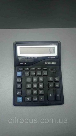 Калькулятор Brilliant BS-888M 12-разрядный. Профессиональный. Двухуровневая памя. . фото 2
