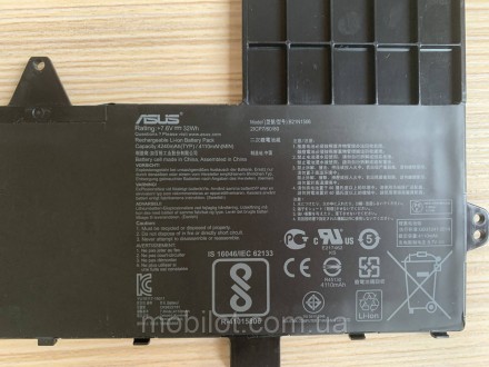 Оригинальная аккумуляторная батарея Asus E502 к ноутбуку с износом 30%, проверен. . фото 8