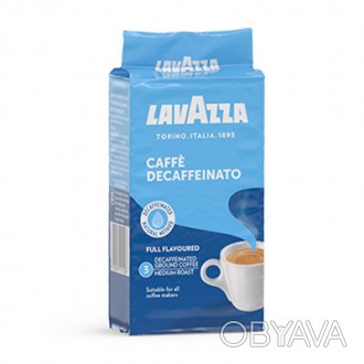 
Кофе молотый Lavazza Decaffeinato 250гр - баланс между азиатскими сортами Робус. . фото 1