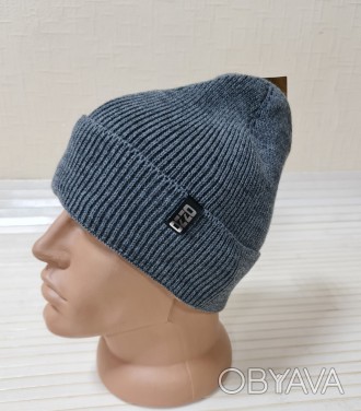 Код товара: 2104.12
Теплая мужская шапка с флисовой подкладкой с отворотом, мягк. . фото 1