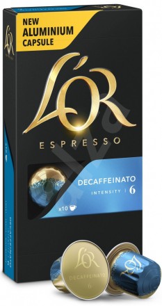 Капсулы Nespresso L'OR Espresso Decaffeinato (10 шт.) - насыщенный и сладкий аро. . фото 3