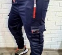 Код товара: 4085.2
Мужские спортивные штаны с 4 карманами, нижняя часть штанов н. . фото 3
