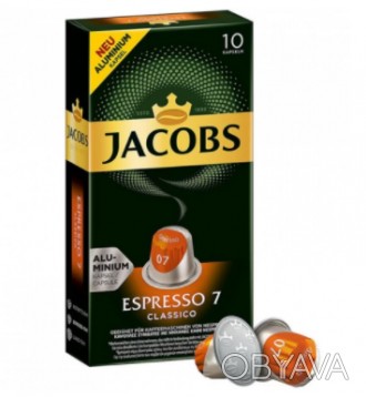 Кофе в капсулах Jacobs Espresso 7 Classico Nespresso (10 шт.) - хорошо сбалансир. . фото 1