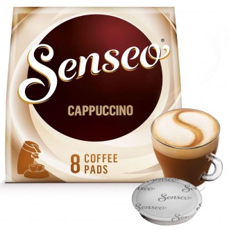 Кофе в чалдах Senseo Cappuccino 8 порций Philips Senseo 62 мм Нидерланды Сенсео. Киев. фото 1 Кофе в чалдах Senseo Cappuccino 8 порций Philips Senseo 62 мм Нидерланды Сенсео. Киев. фото 1