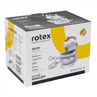 Миксер с чашей Rotex RHM250-K
Смеситель для кухни идеально подходит для любого д. . фото 11