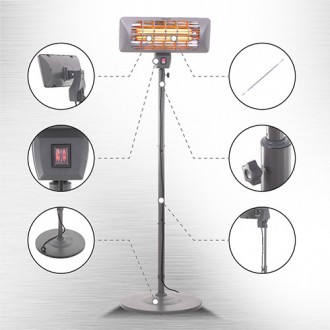 Обогреватель для патио Camry CR 7737
Обогреватель CR7737 предназначен для исполь. . фото 5