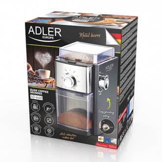 Кофемолка Adler AD 4448
Жерновая кофемолка мощностью 300 Вт для любителей аромат. . фото 9