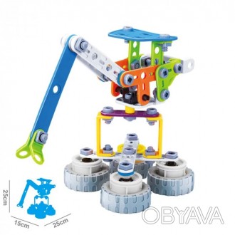 Конструктор детский Build&Play Портовый кран 92 эл. (J-7701) - яркий и красочный. . фото 1