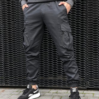 Чоловічі тактичні штани зсу військові штани "Storm" з кишенями армійські графіт
. . фото 2