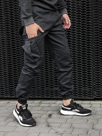Мужские тактические брюки зсу военные штаны "Storm" с карманами армейские графит. . фото 5