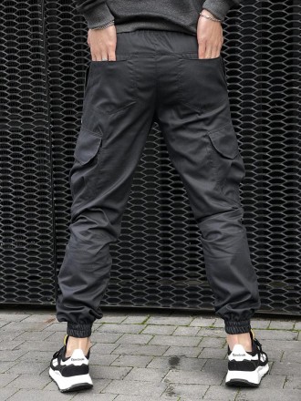 Мужские тактические брюки зсу военные штаны "Storm" с карманами армейские графит. . фото 8