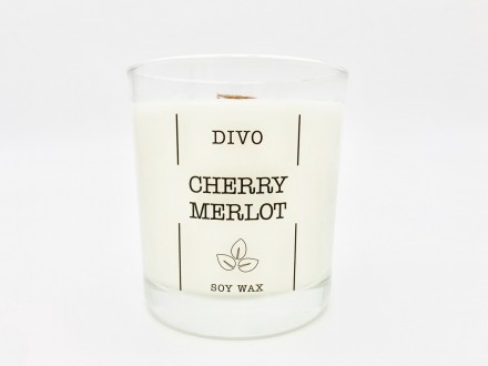 DIVO Black cherry merlot (Черешневое мерло) – это ароматическая свеча, изг. . фото 3