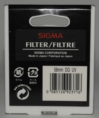 Продам светофильтры:
Black's 1A 58mm (легкое БУ) - 300грн.
Sigma DG UV 58. . фото 5